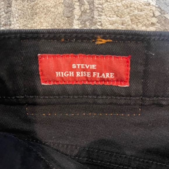 NWOT Lucky Brand Legend Stevie High Rise Flare Jeans Black Rhinestone 10/30R - Picture 8 of 12